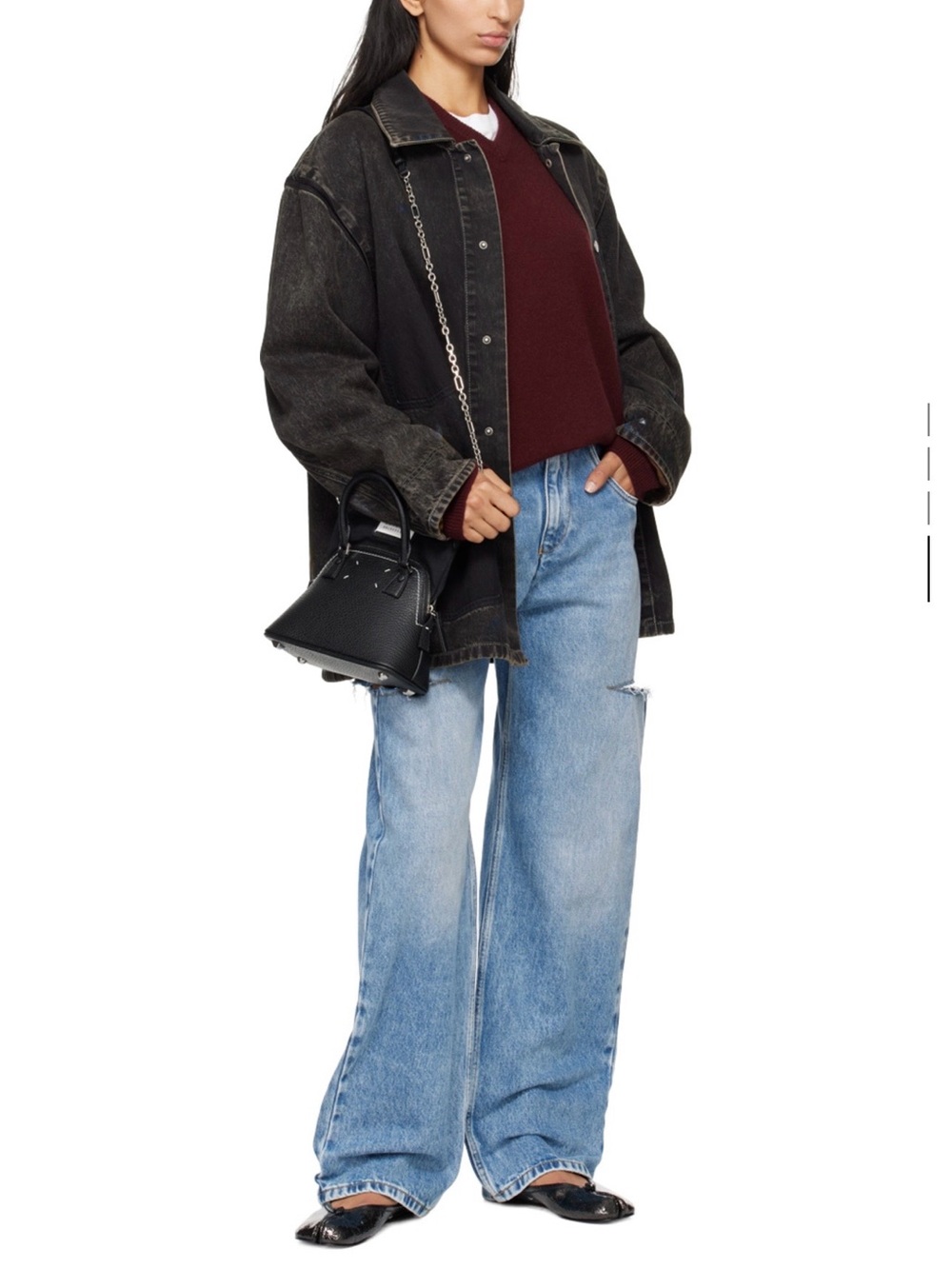 Maison Martin Margiela Light Blue Wide-Leg Jeans